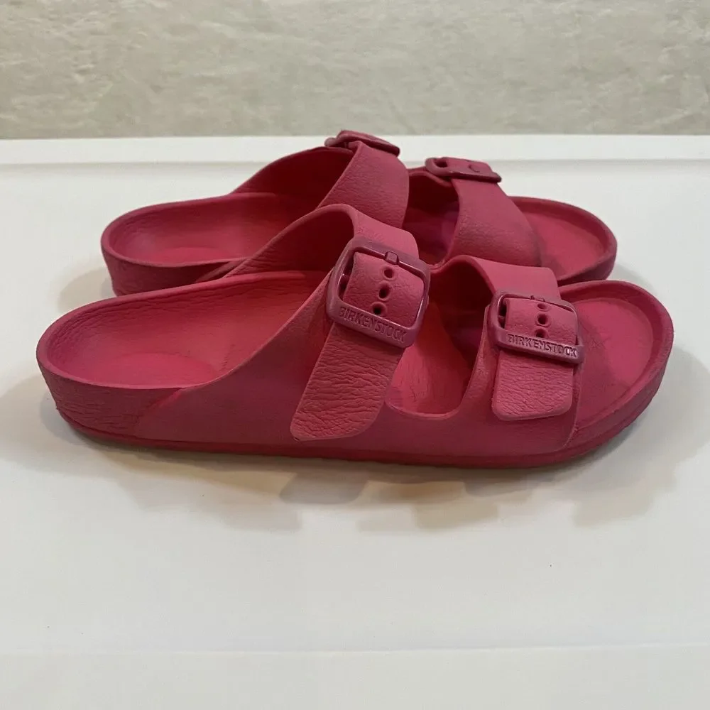 Arizona EVA Birkenstock Beetroot Purple Pink Toddler Girl's Size 1 EU 32 Sandals